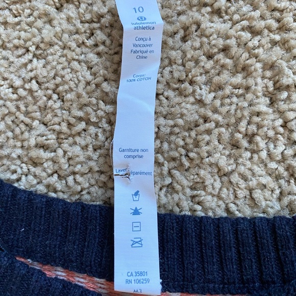 Lululemon Devi Crew Knit 100% Cotton Sweater - Picture 10 of 10